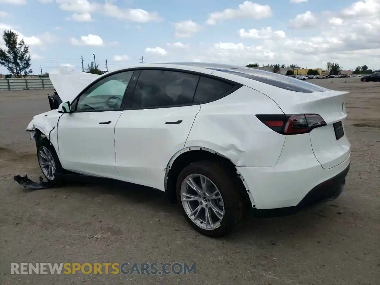 2 Photograph of a damaged car 7SAYGDEE1PA082925 TESLA MODEL Y 2023