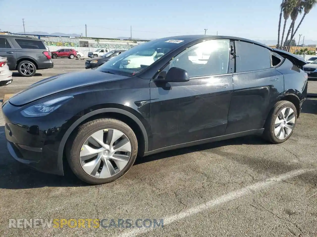 1 Photograph of a damaged car 7SAYGDEE1PA087297 TESLA MODEL Y 2023