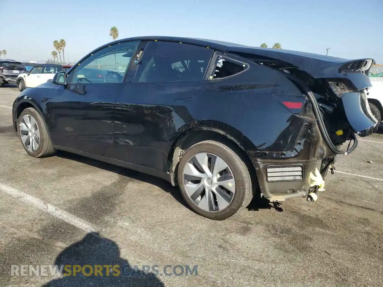 2 Photograph of a damaged car 7SAYGDEE1PA087297 TESLA MODEL Y 2023