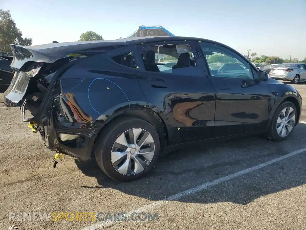 3 Photograph of a damaged car 7SAYGDEE1PA087297 TESLA MODEL Y 2023