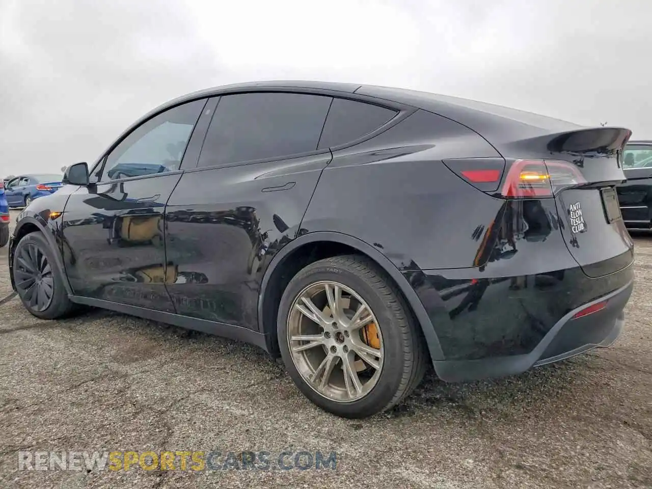 2 fotografías del automóvil dañado 7SAYGDEE1PA096422 TESLA MODEL Y 2023