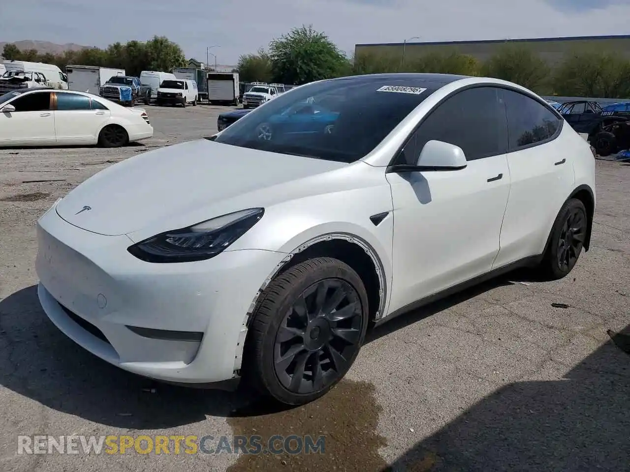 1 Фотография поврежденного автомобиля 7SAYGDEE1PA099479 TESLA MODEL Y 2023