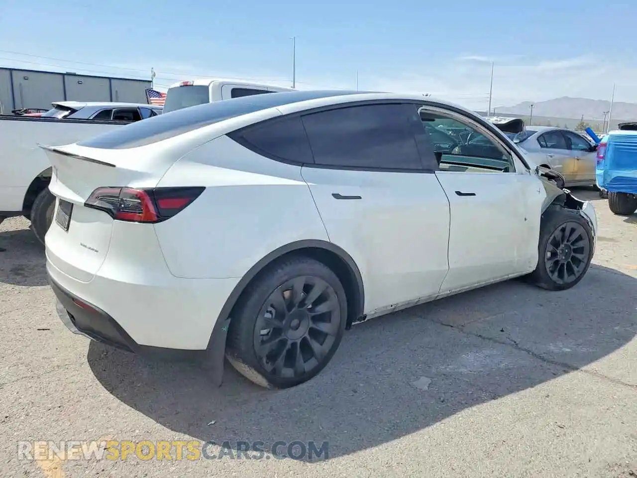 3 Фотография поврежденного автомобиля 7SAYGDEE1PA099479 TESLA MODEL Y 2023