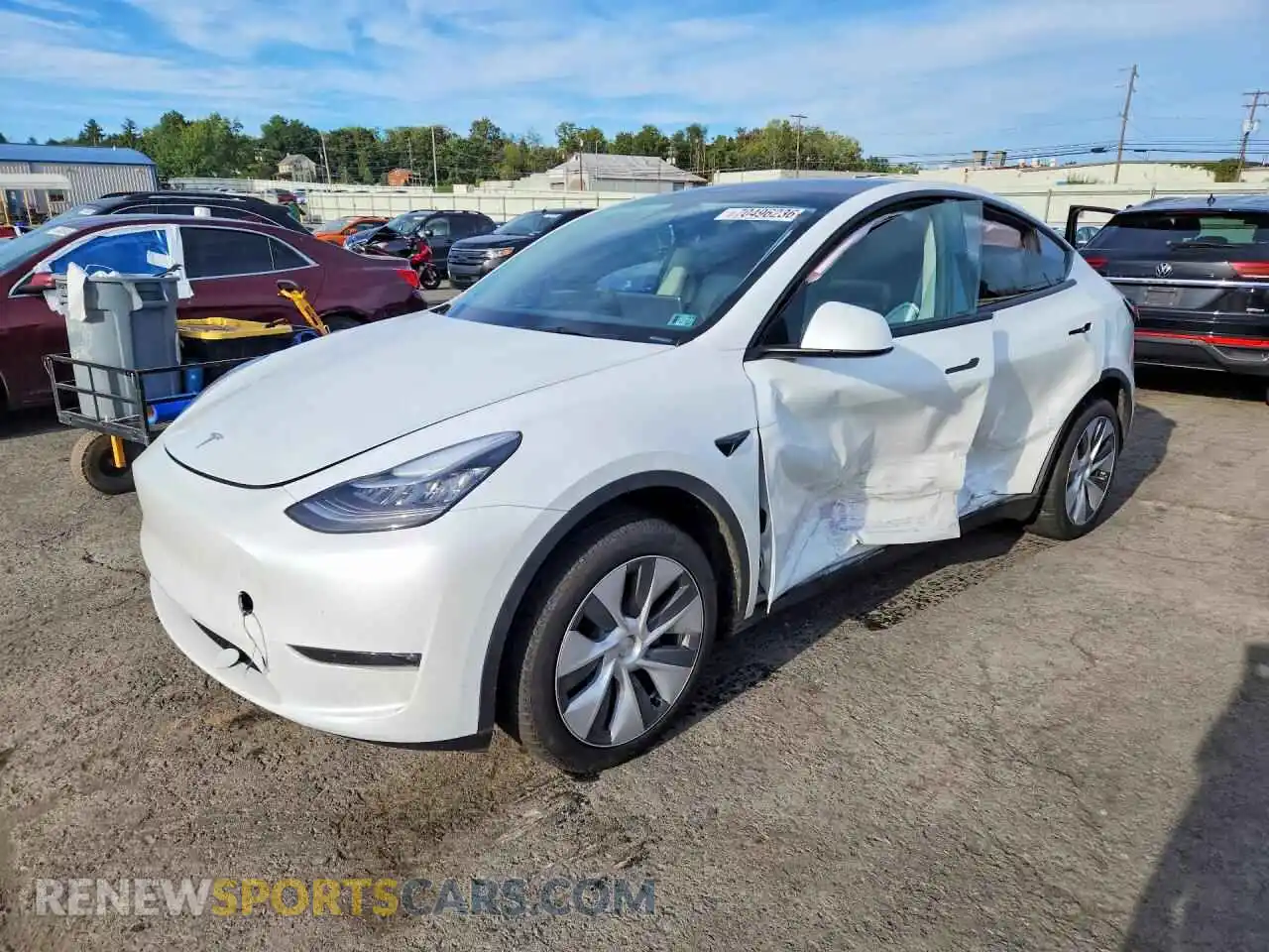 1 Фотография поврежденного автомобиля 7SAYGDEE1PA111761 TESLA MODEL Y 2023