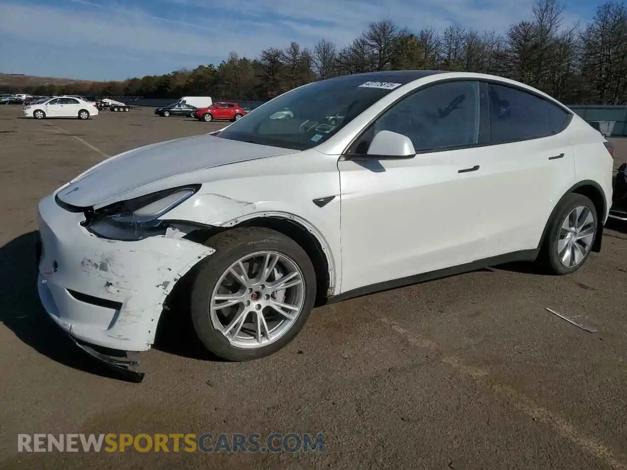 1 Photograph of a damaged car 7SAYGDEE1PA115700 TESLA MODEL Y 2023