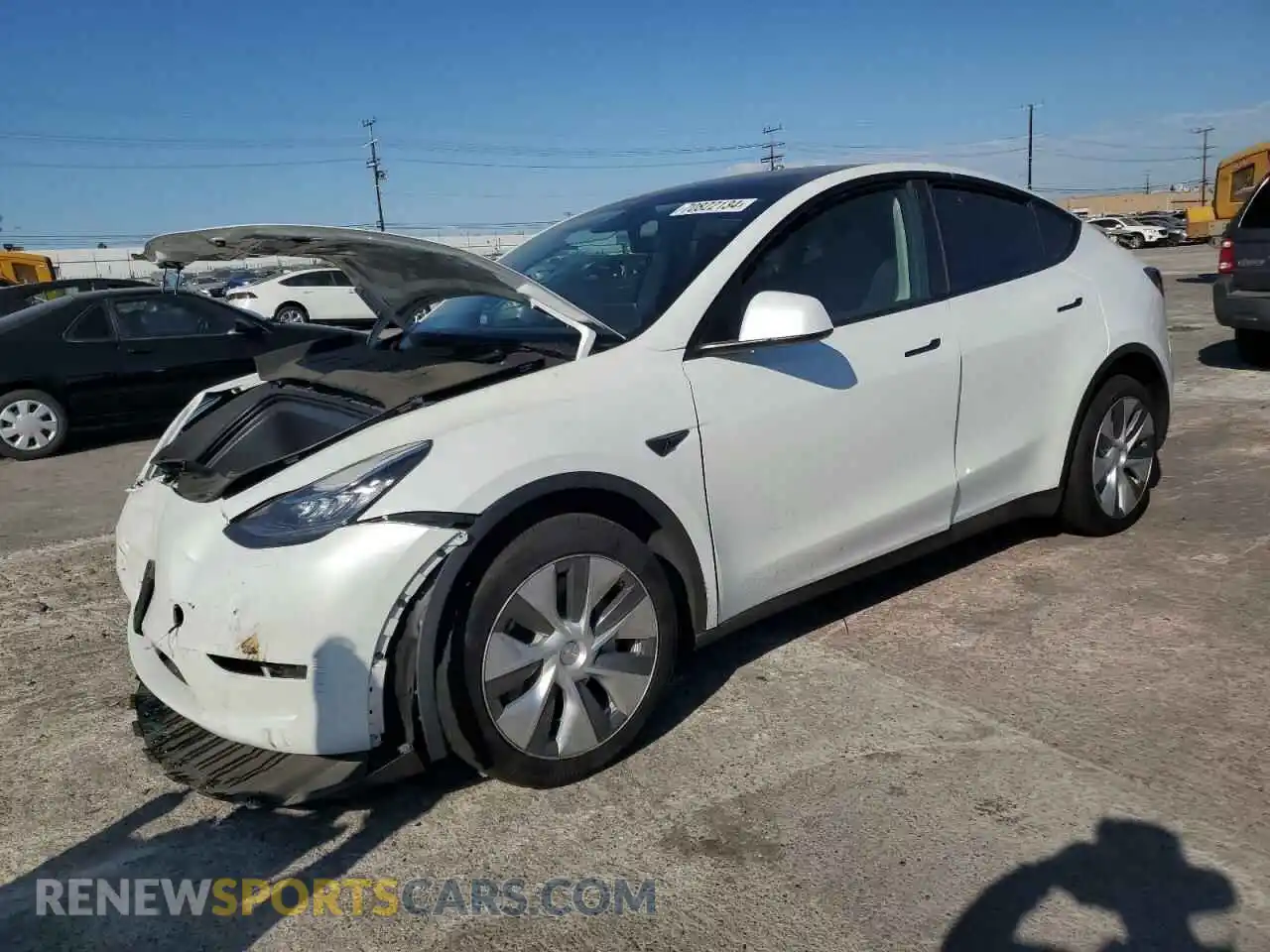 1 Photograph of a damaged car 7SAYGDEE1PA115891 TESLA MODEL Y 2023