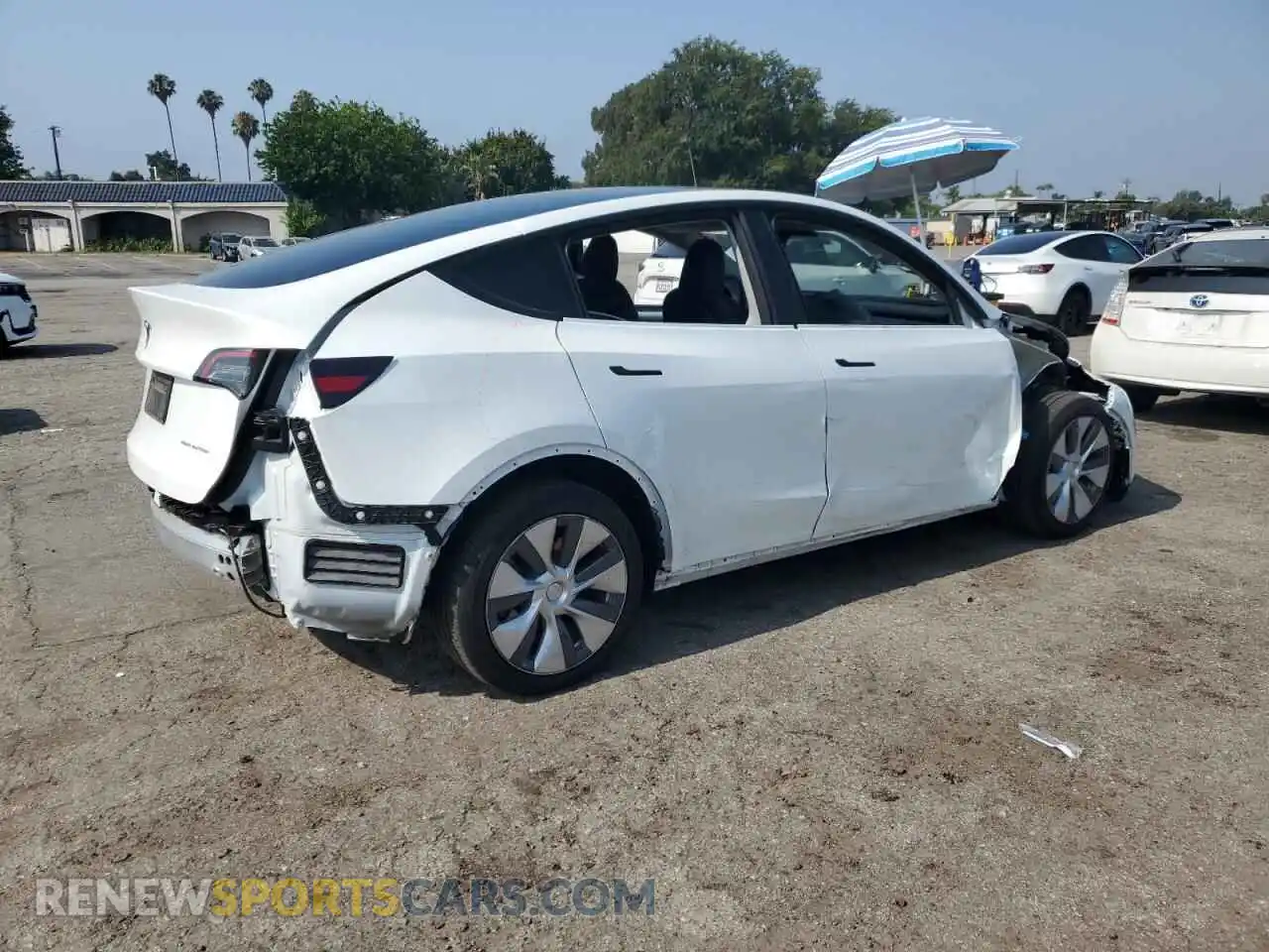 3 Photograph of a damaged car 7SAYGDEE1PA120380 TESLA MODEL Y 2023