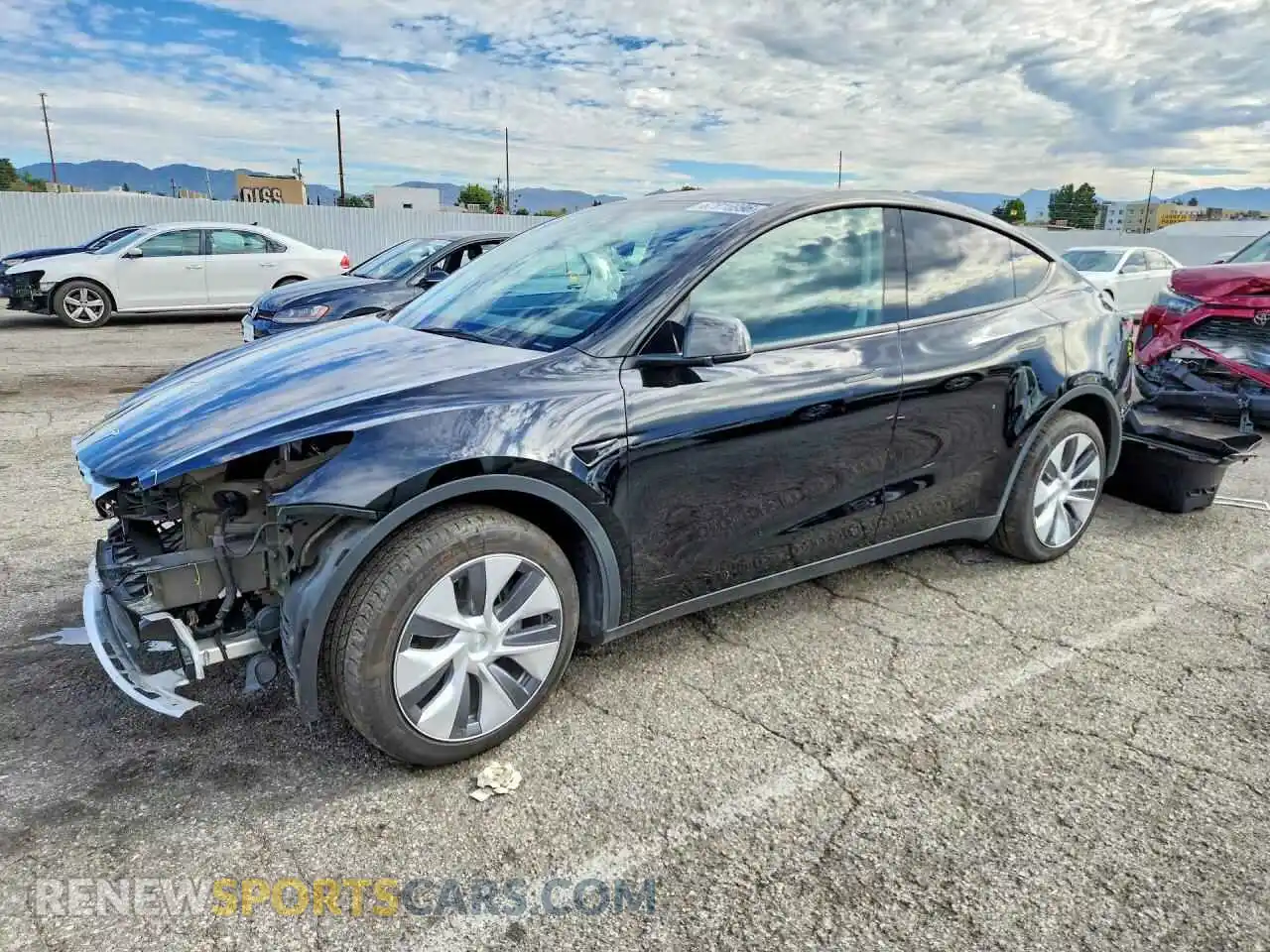 1 Photograph of a damaged car 7SAYGDEE1PA127443 TESLA MODEL Y 2023