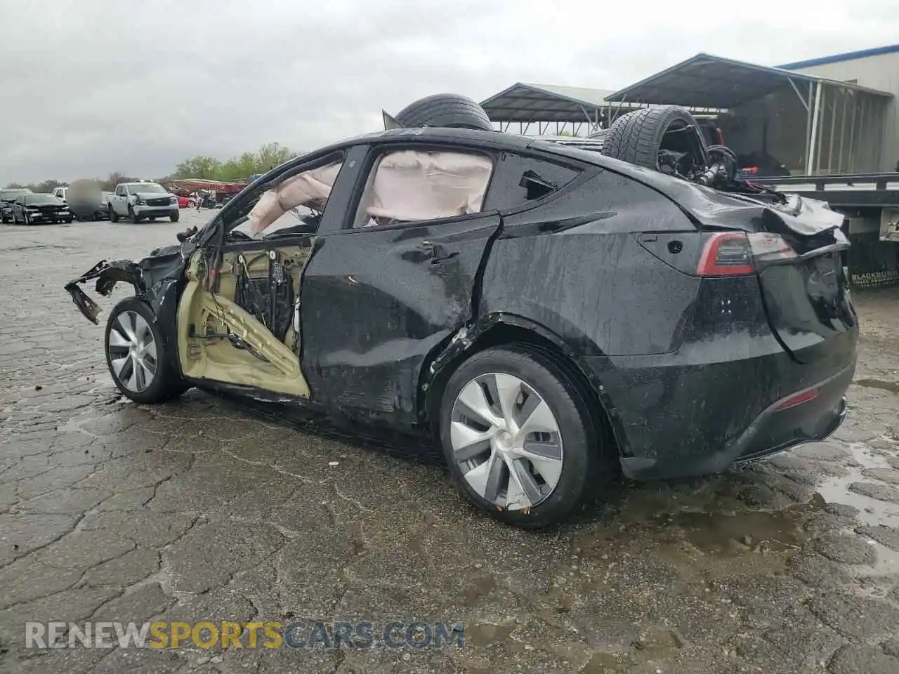 2 Фотография поврежденного автомобиля 7SAYGDEE1PA127829 TESLA MODEL Y 2023