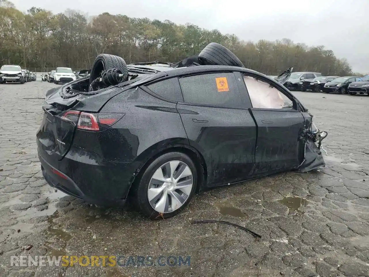 3 Фотография поврежденного автомобиля 7SAYGDEE1PA127829 TESLA MODEL Y 2023