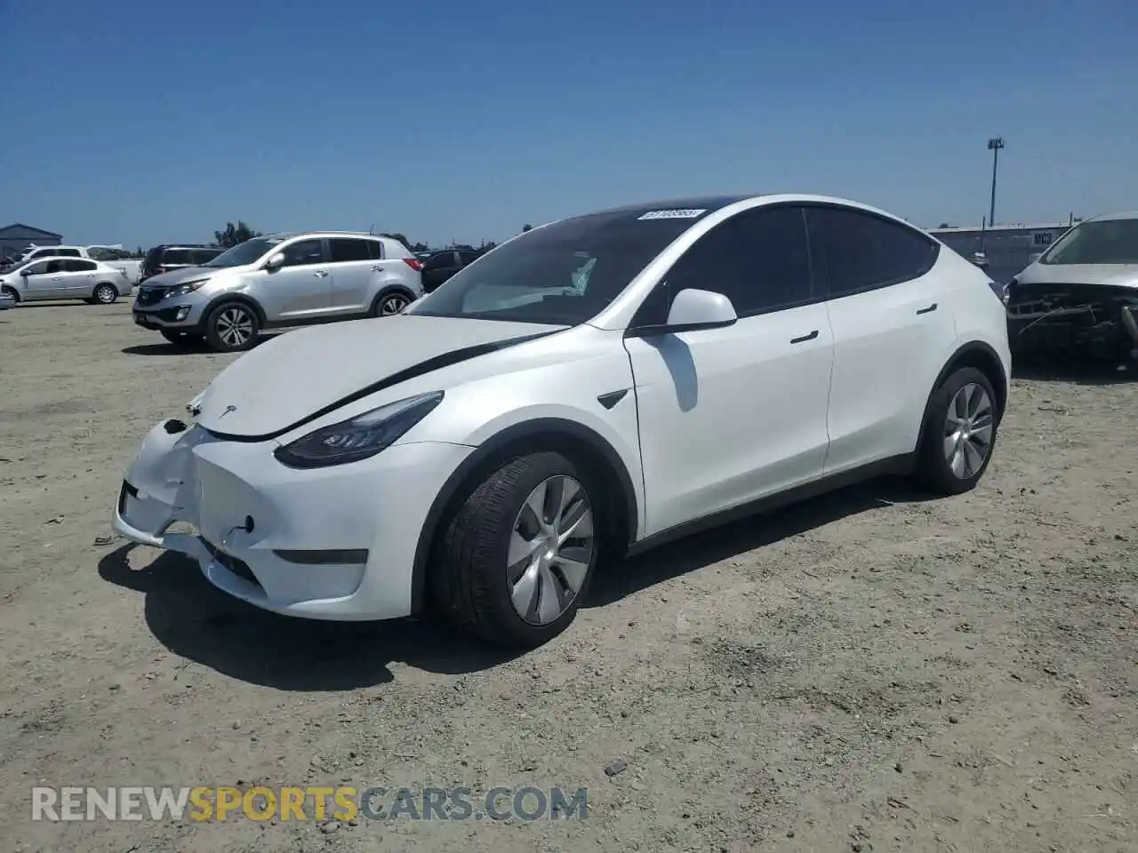 1 Photograph of a damaged car 7SAYGDEE1PA128415 TESLA MODEL Y 2023