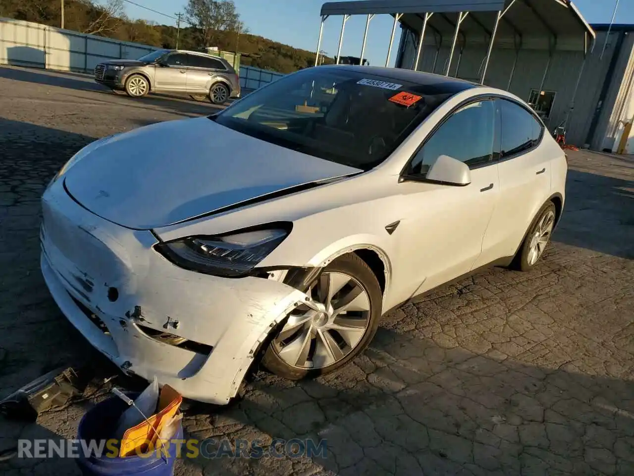 1 Photograph of a damaged car 7SAYGDEE1PA129001 TESLA MODEL Y 2023