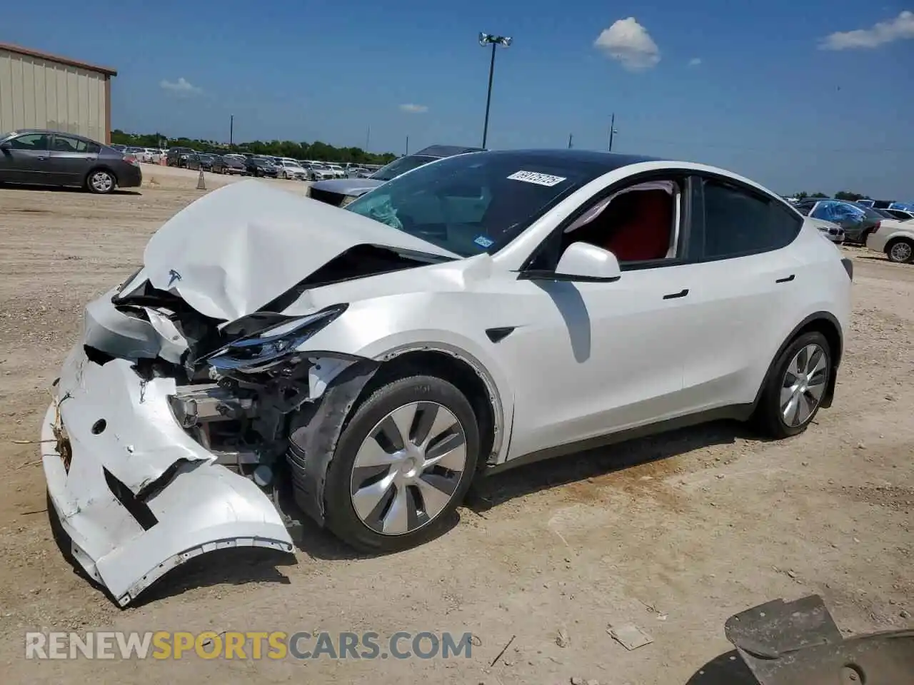 1 Photograph of a damaged car 7SAYGDEE1PA131024 TESLA MODEL Y 2023