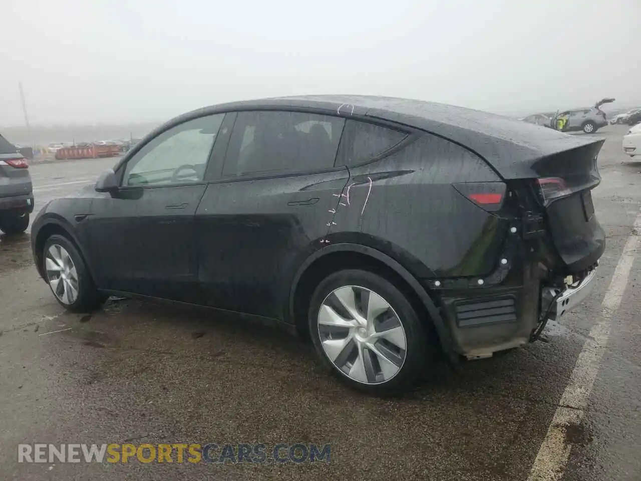 2 Photograph of a damaged car 7SAYGDEE1PA135445 TESLA MODEL Y 2023
