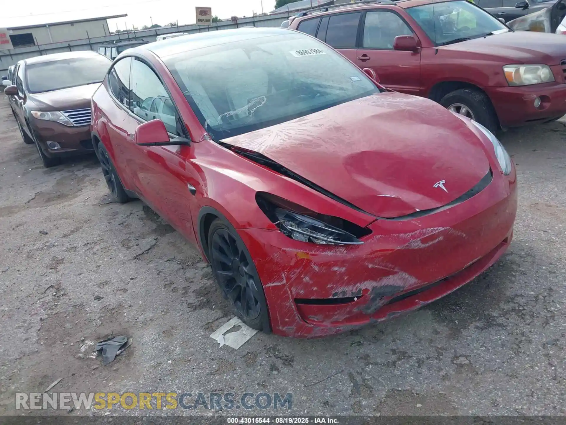 1 Photograph of a damaged car 7SAYGDEE1PA148597 TESLA MODEL Y 2023