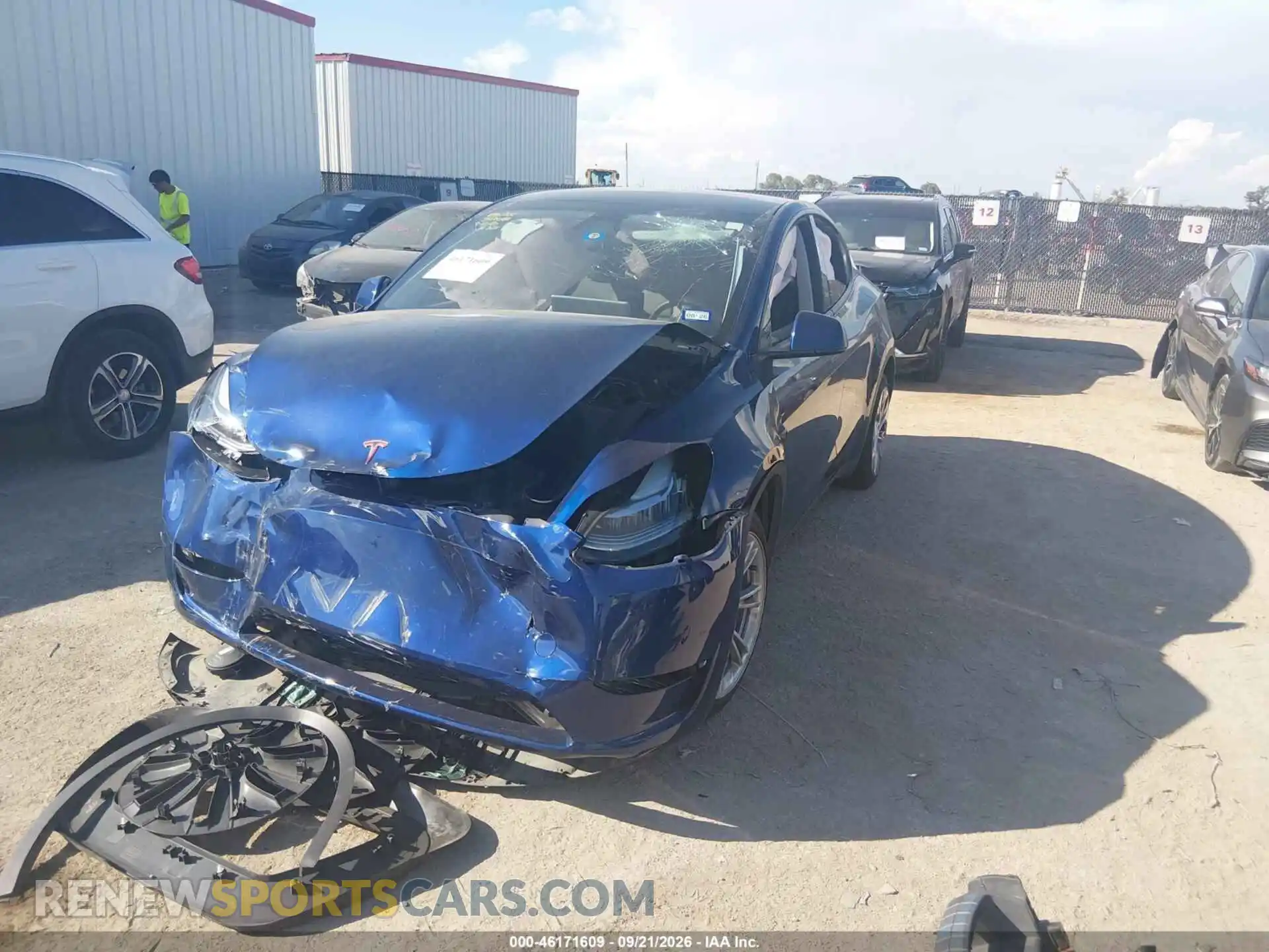 2 Photograph of a damaged car 7SAYGDEE1PA148745 TESLA MODEL Y 2023