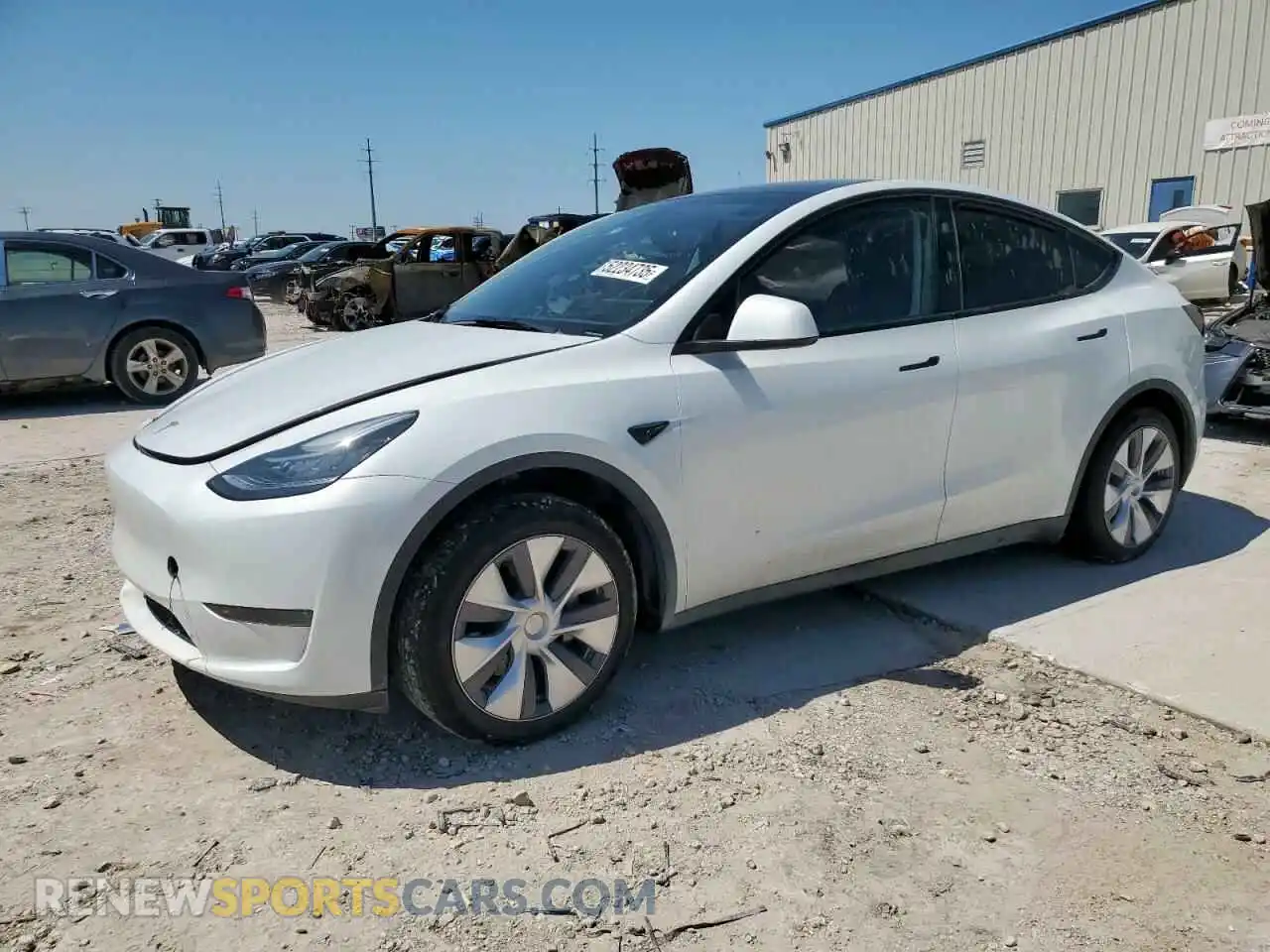 1 Photograph of a damaged car 7SAYGDEE1PA155629 TESLA MODEL Y 2023