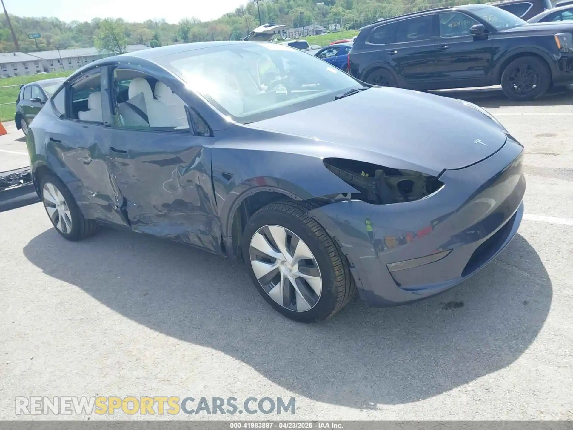 1 Фотография поврежденного автомобиля 7SAYGDEE1PA158661 TESLA MODEL Y 2023