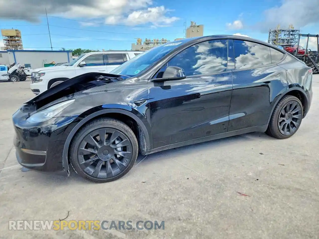 1 Photograph of a damaged car 7SAYGDEE1PA158725 TESLA MODEL Y 2023