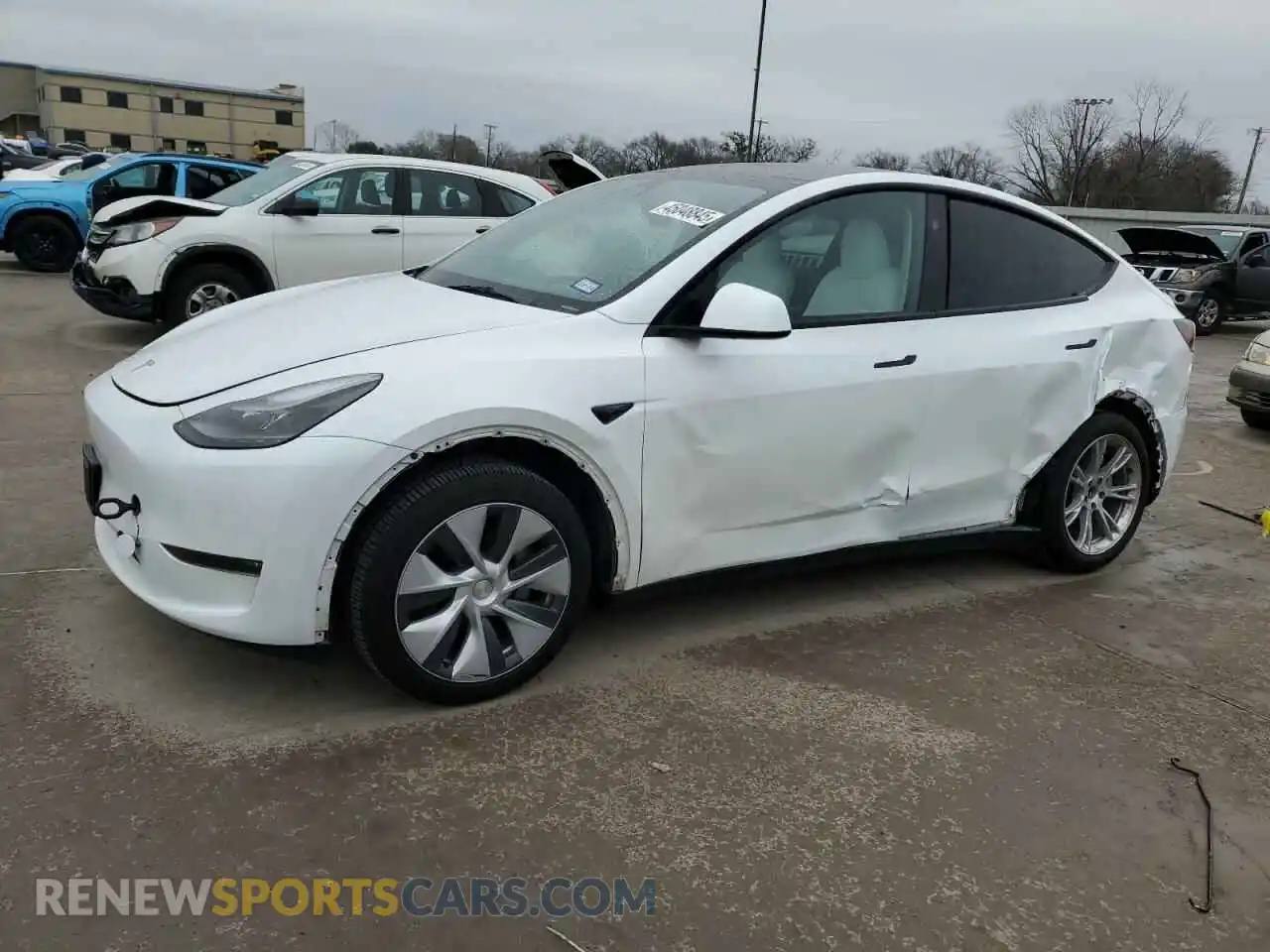 1 Photograph of a damaged car 7SAYGDEE1PA160314 TESLA MODEL Y 2023