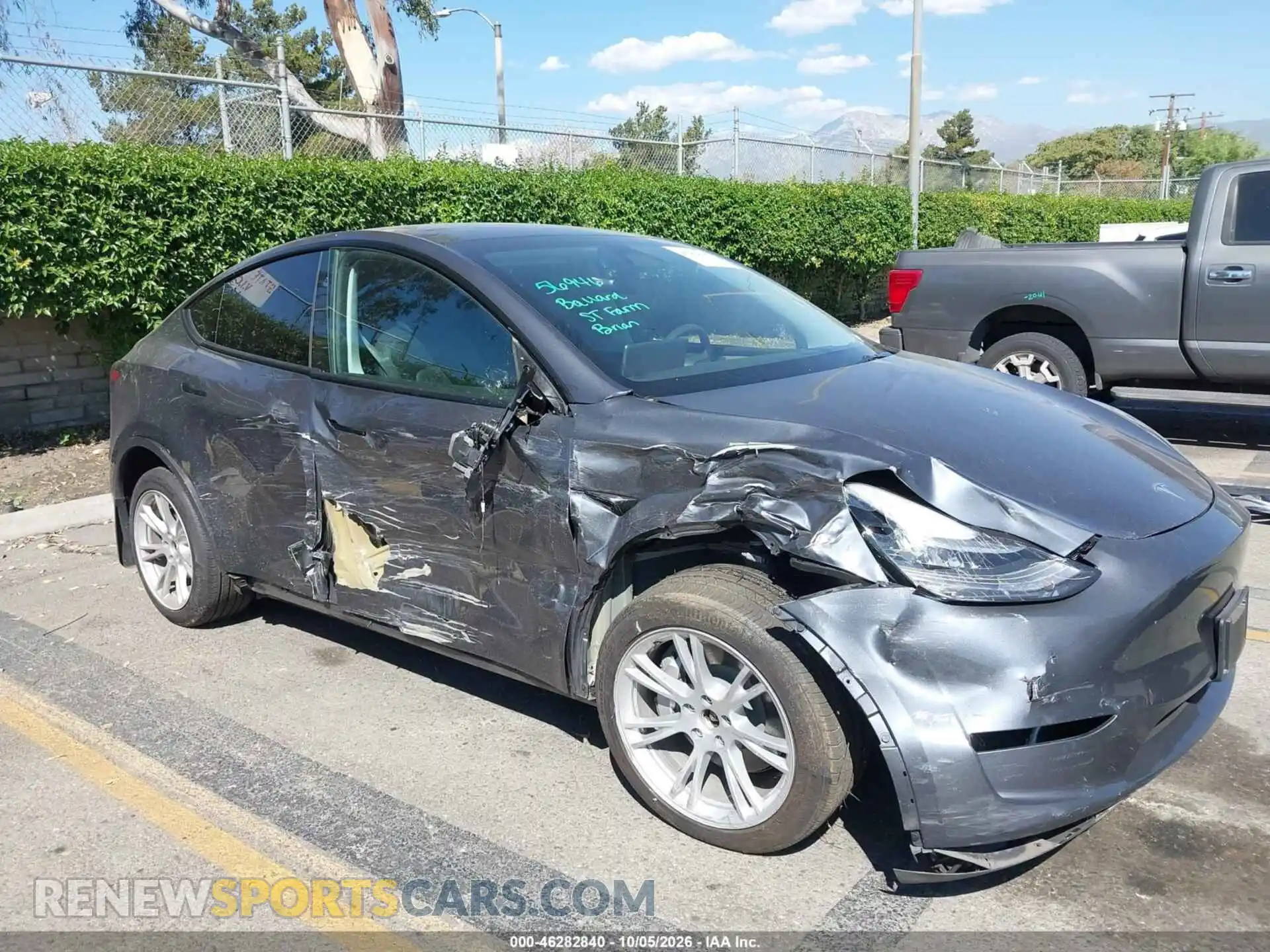 1 Photograph of a damaged car 7SAYGDEE1PA160457 TESLA MODEL Y 2023