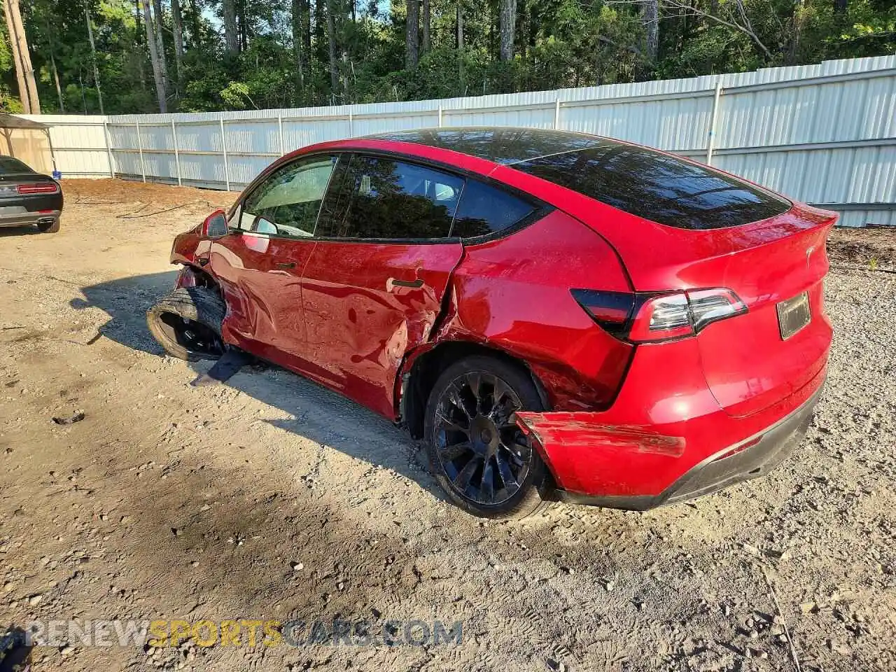 2 Photograph of a damaged car 7SAYGDEE1PA163200 TESLA MODEL Y 2023