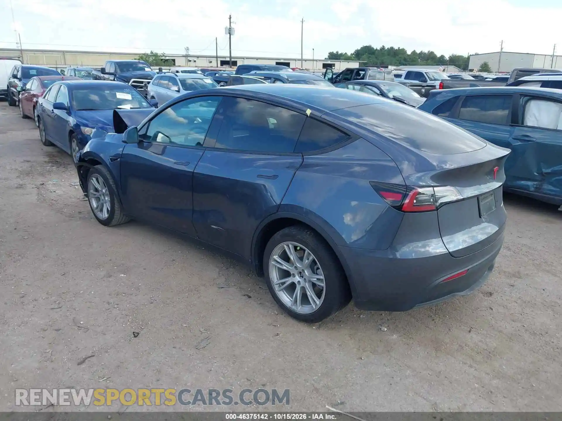 3 Фотография поврежденного автомобиля 7SAYGDEE1PA165349 TESLA MODEL Y 2023