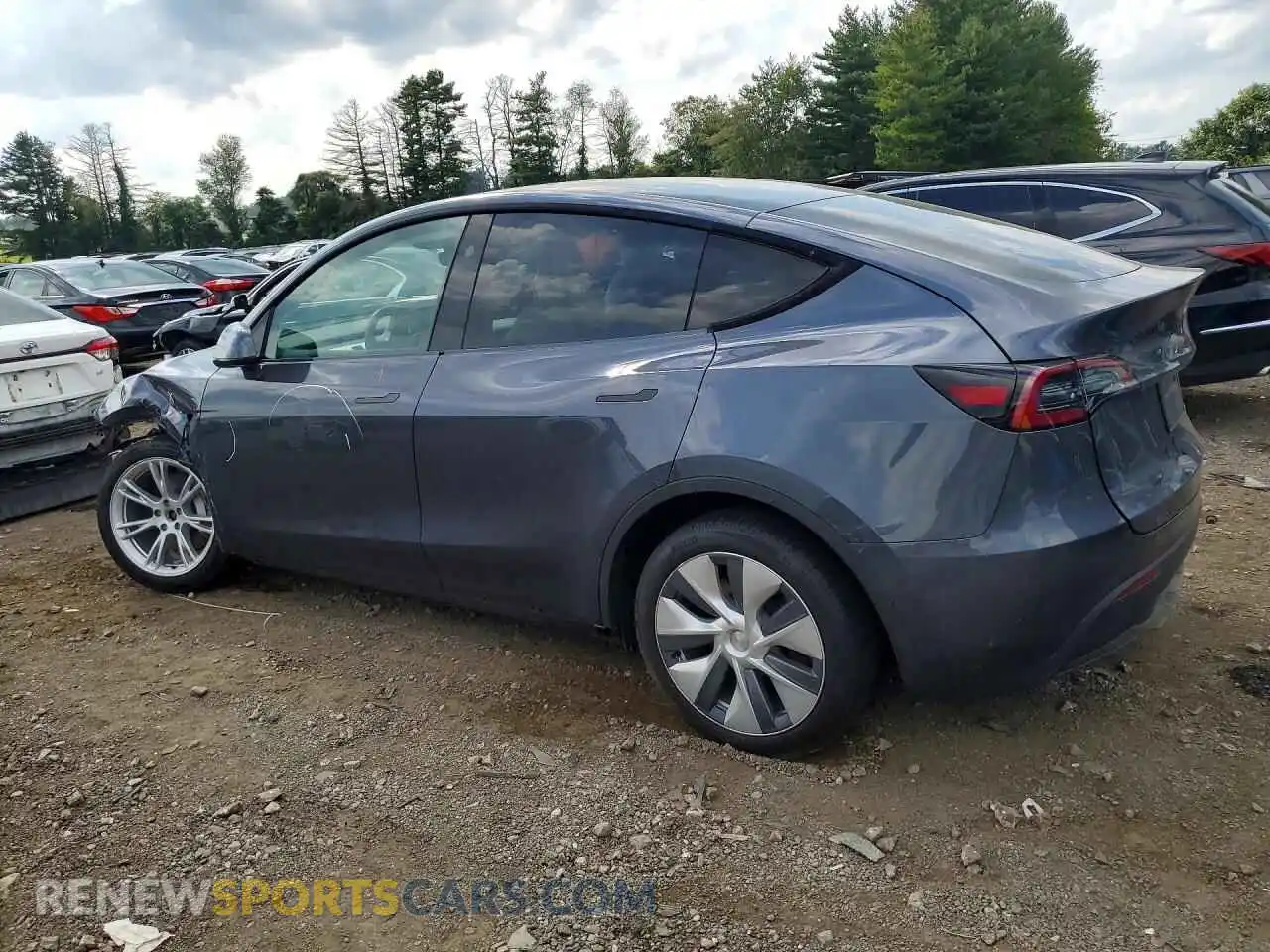 2 Photograph of a damaged car 7SAYGDEE1PA174584 TESLA MODEL Y 2023