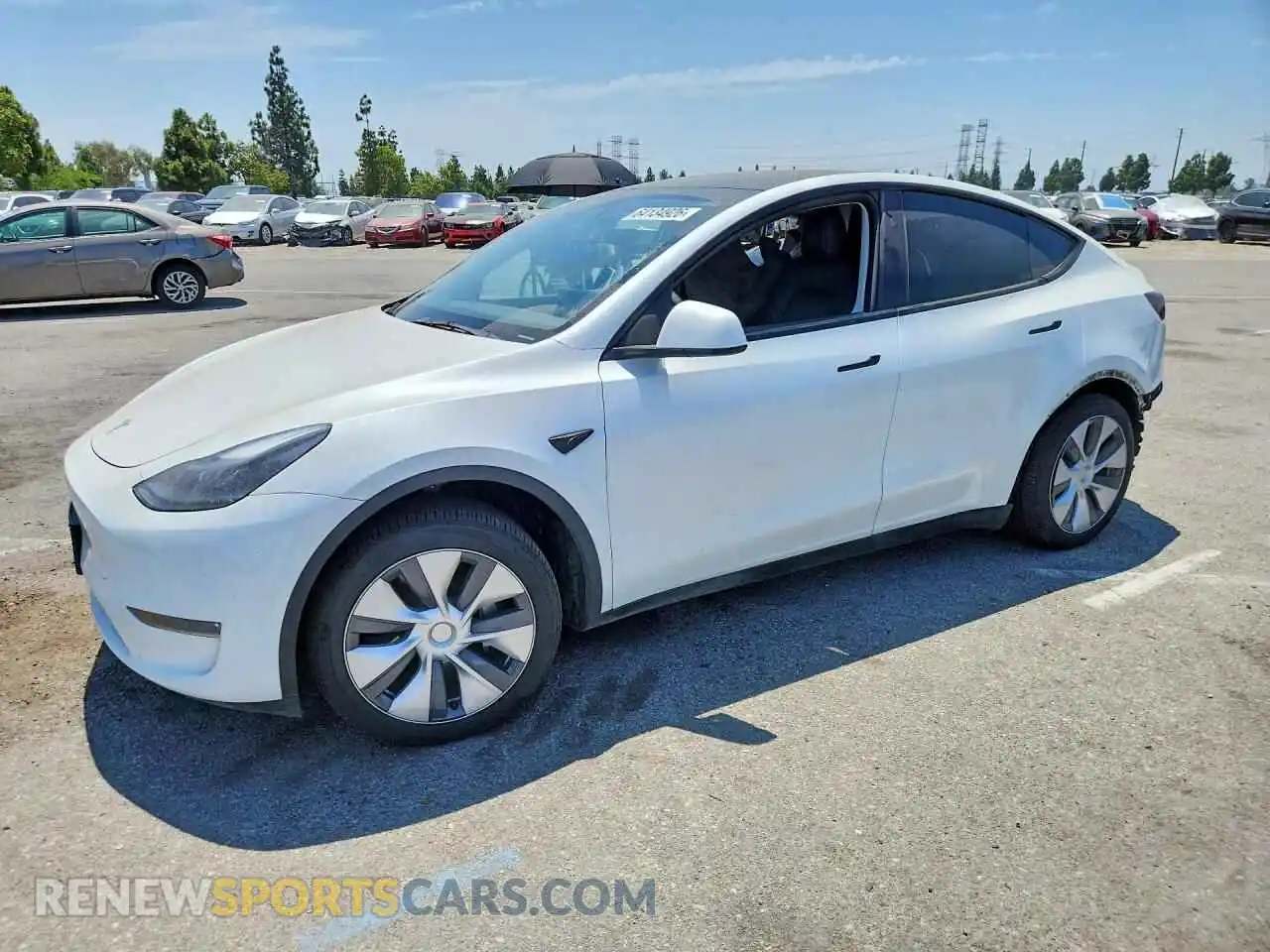 1 Photograph of a damaged car 7SAYGDEE1PA179493 TESLA MODEL Y 2023
