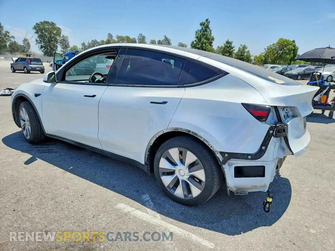 2 Photograph of a damaged car 7SAYGDEE1PA179493 TESLA MODEL Y 2023