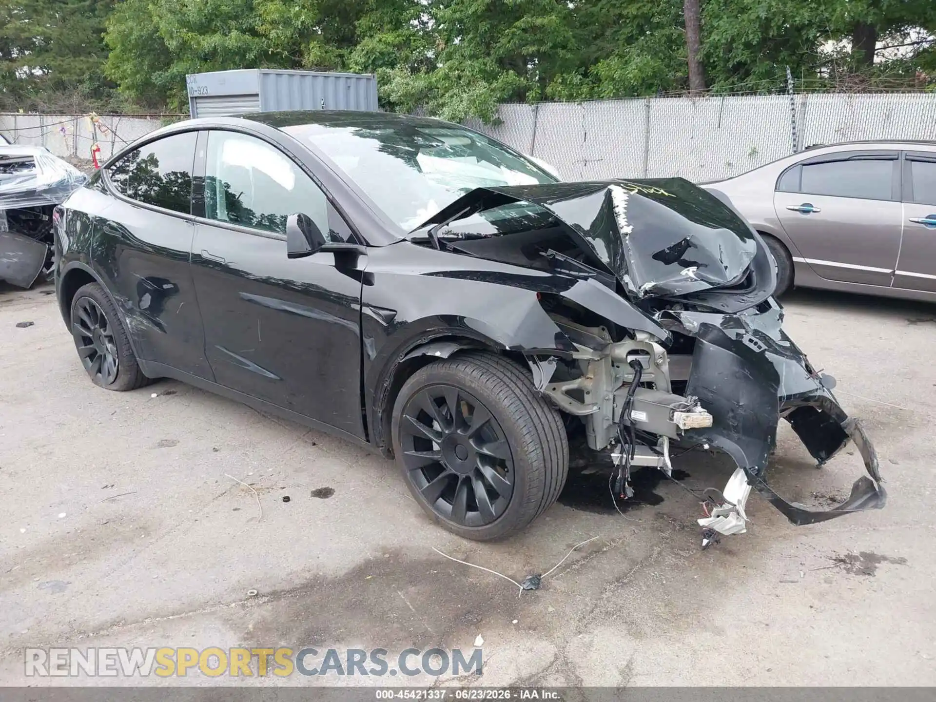 1 Photograph of a damaged car 7SAYGDEE1PA182152 TESLA MODEL Y 2023