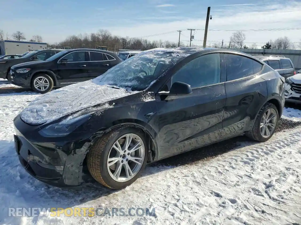 1 Photograph of a damaged car 7SAYGDEE1PA186623 TESLA MODEL Y 2023