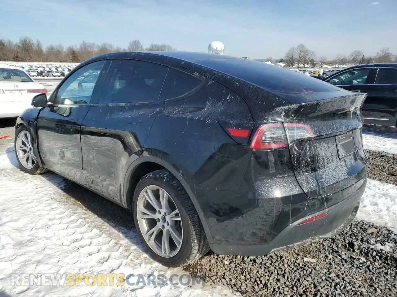 2 Photograph of a damaged car 7SAYGDEE1PA186623 TESLA MODEL Y 2023