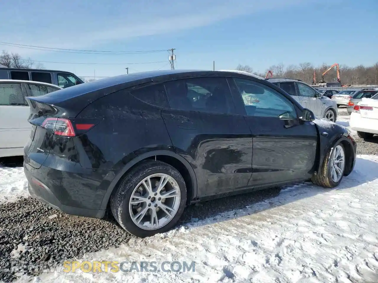 3 Photograph of a damaged car 7SAYGDEE1PA186623 TESLA MODEL Y 2023