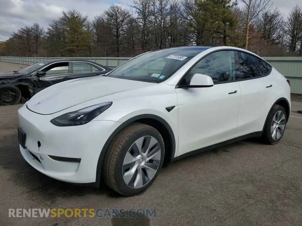 1 Photograph of a damaged car 7SAYGDEE1PA189585 TESLA MODEL Y 2023