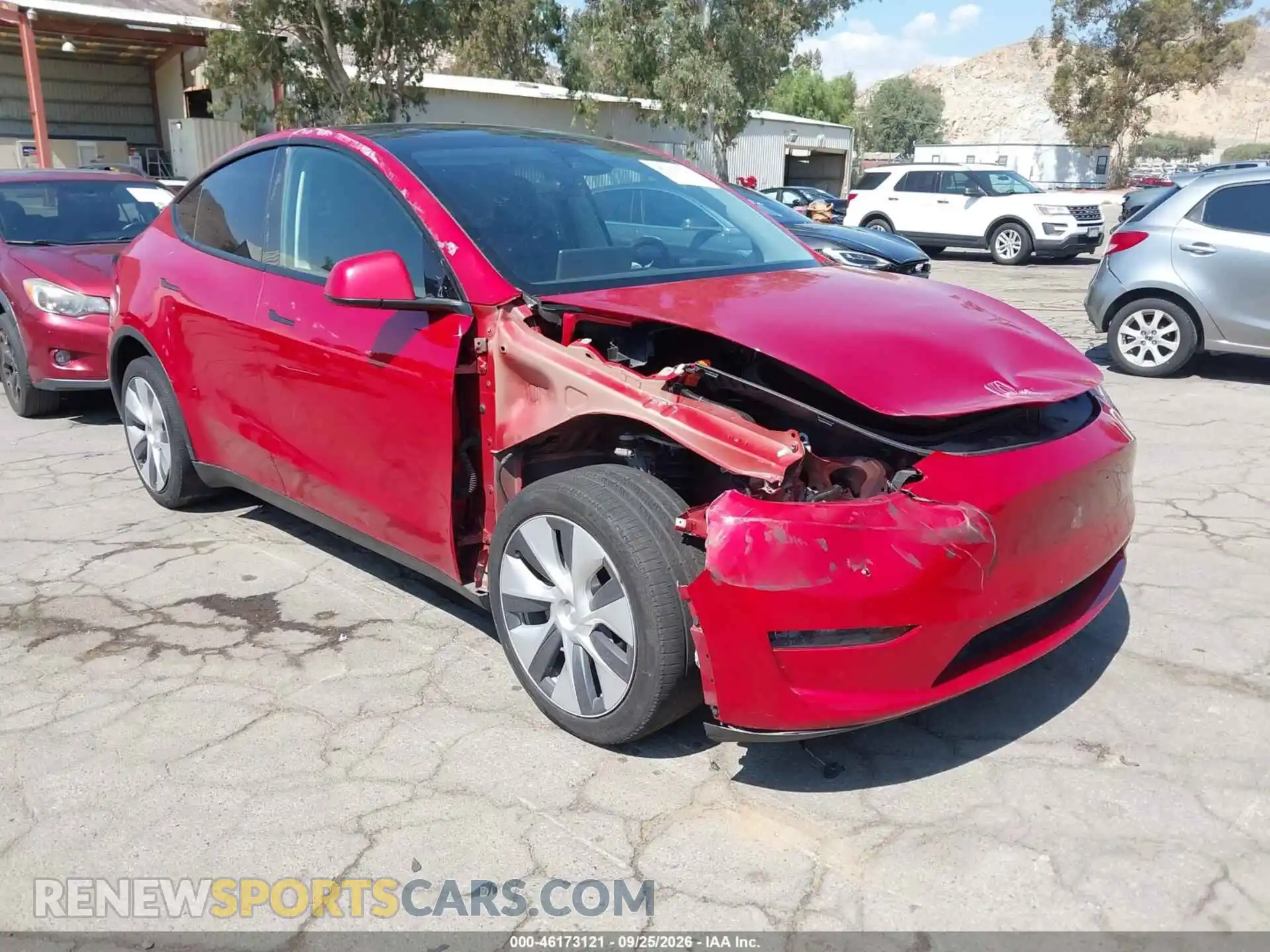 1 Photograph of a damaged car 7SAYGDEE1PA192499 TESLA MODEL Y 2023