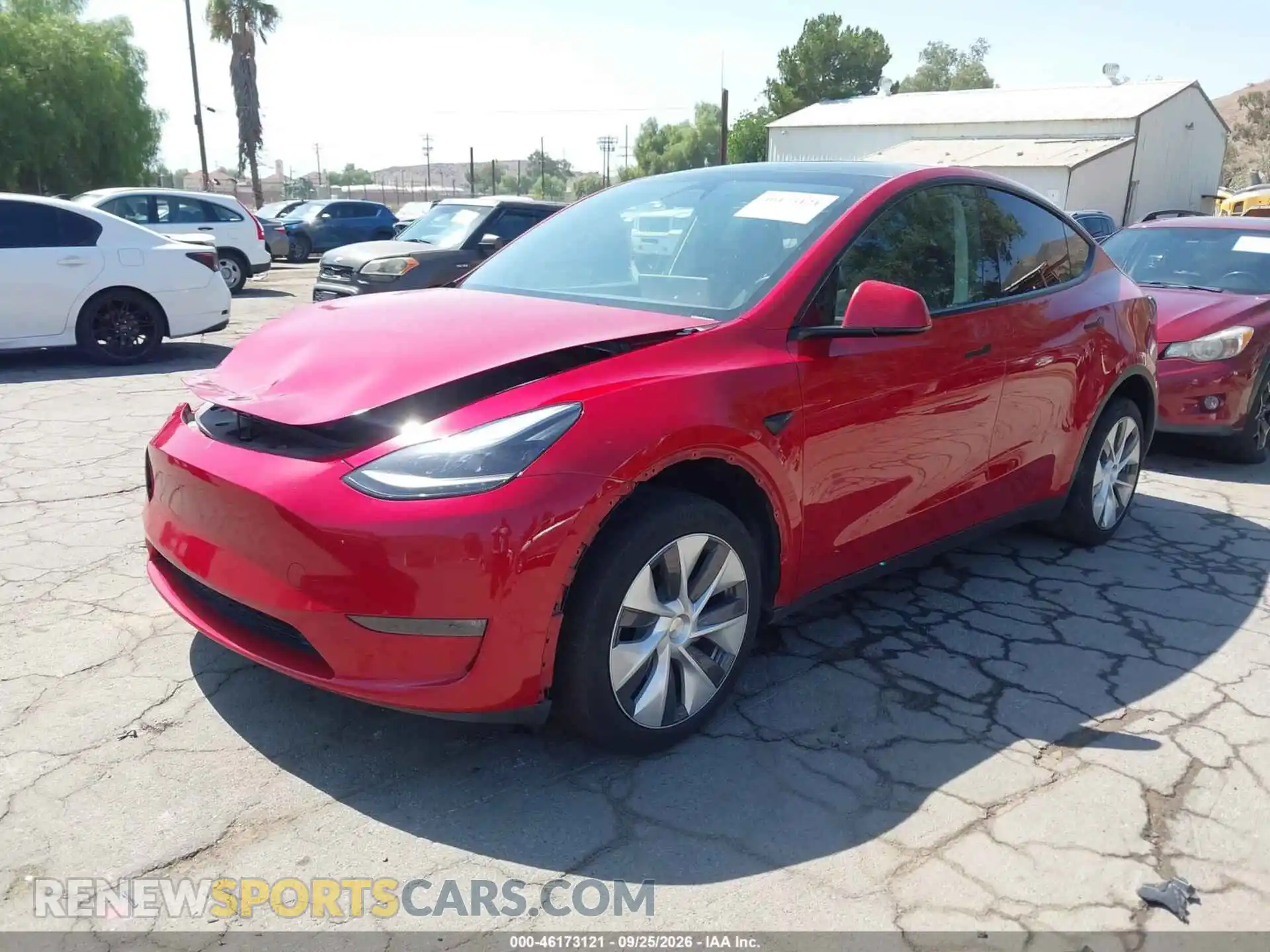 2 Photograph of a damaged car 7SAYGDEE1PA192499 TESLA MODEL Y 2023