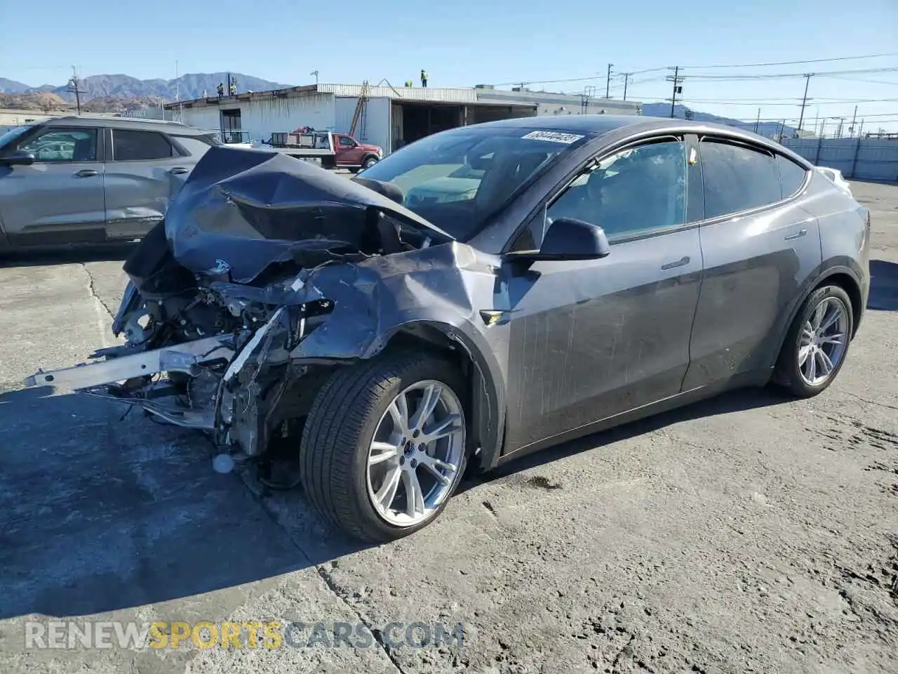 1 Photograph of a damaged car 7SAYGDEE1PA198884 TESLA MODEL Y 2023