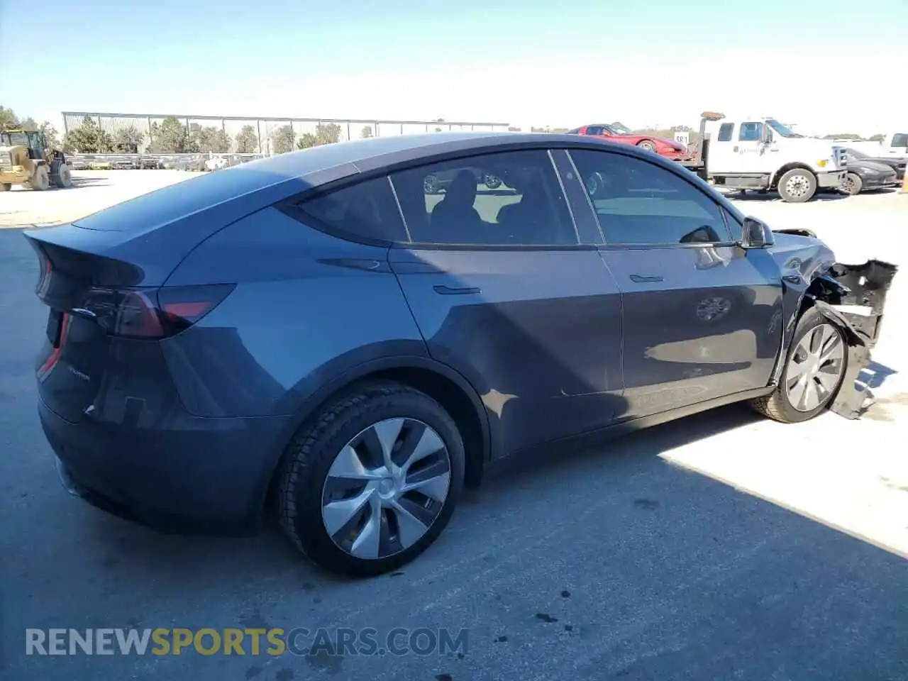 3 fotografías del automóvil dañado 7SAYGDEE1PA199100 TESLA MODEL Y 2023