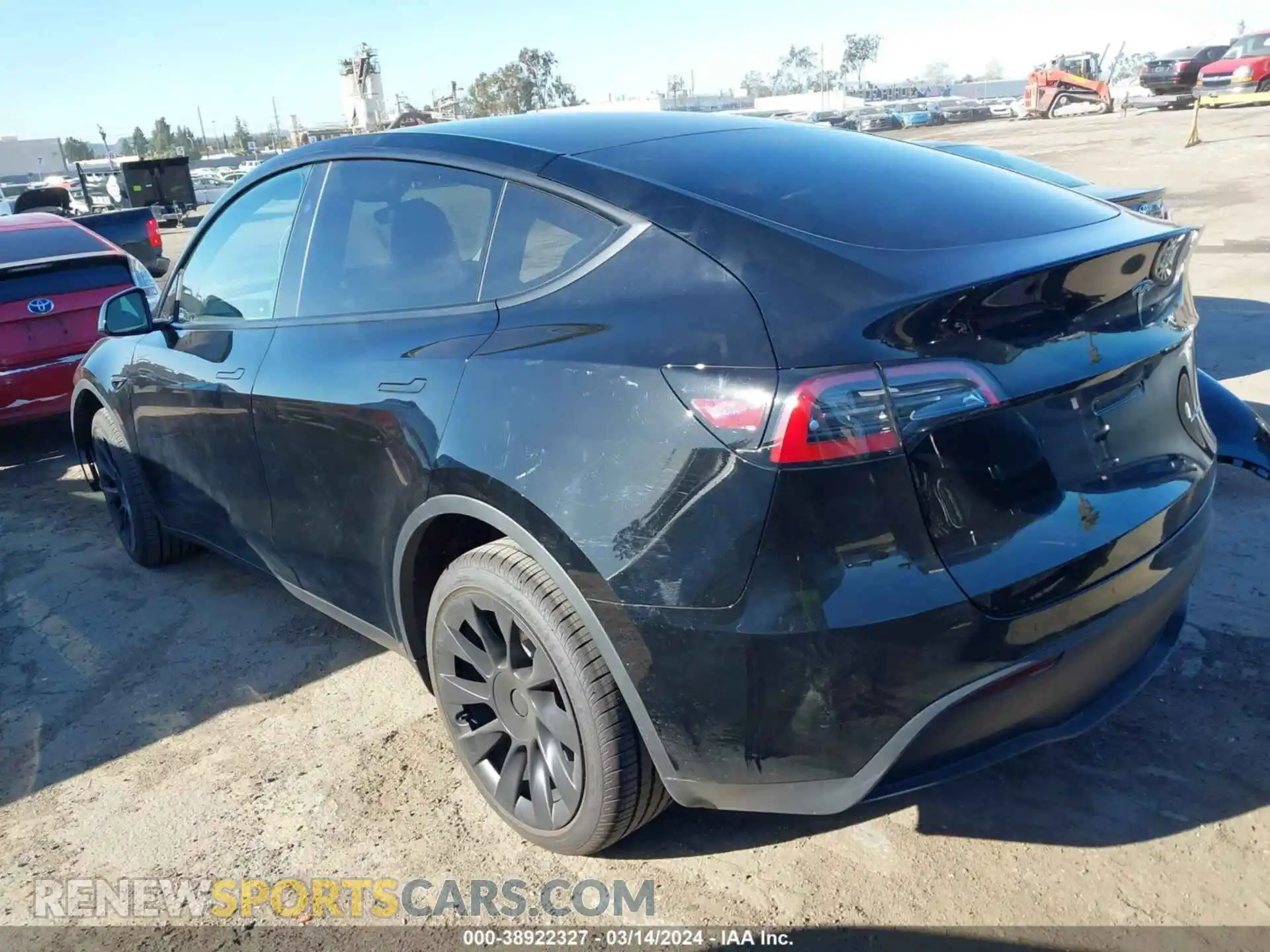 3 Photograph of a damaged car 7SAYGDEE1PA200357 TESLA MODEL Y 2023