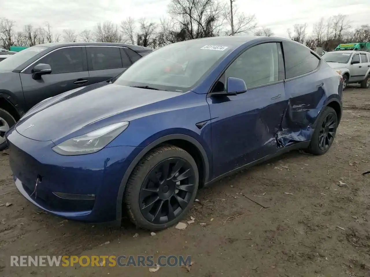 1 Photograph of a damaged car 7SAYGDEE1PA205753 TESLA MODEL Y 2023