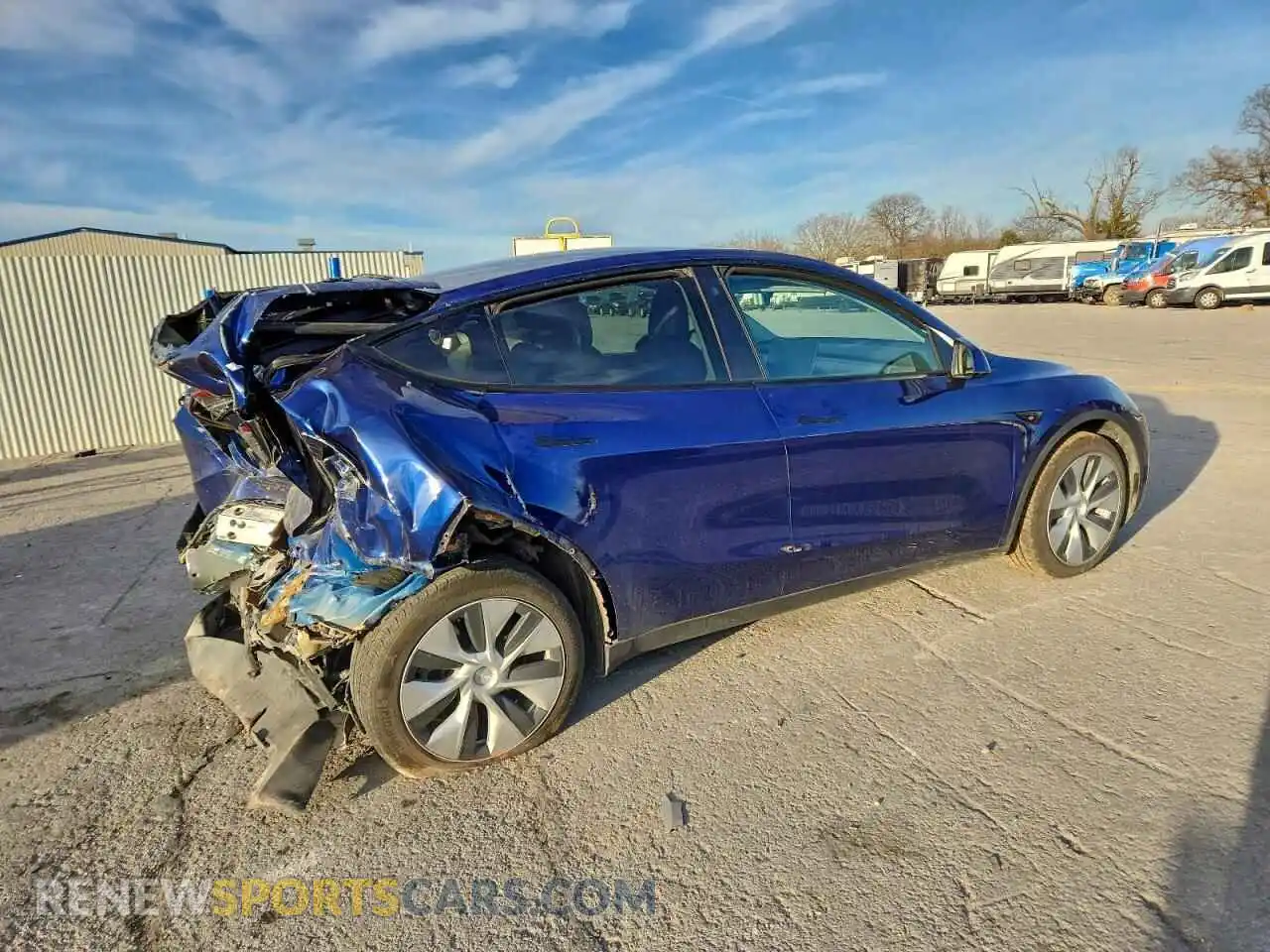 3 Photograph of a damaged car 7SAYGDEE1PF594011 TESLA MODEL Y 2023
