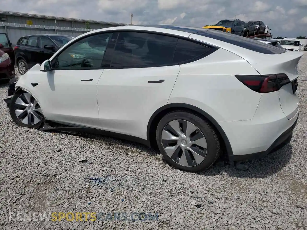 2 Photograph of a damaged car 7SAYGDEE1PF602351 TESLA MODEL Y 2023