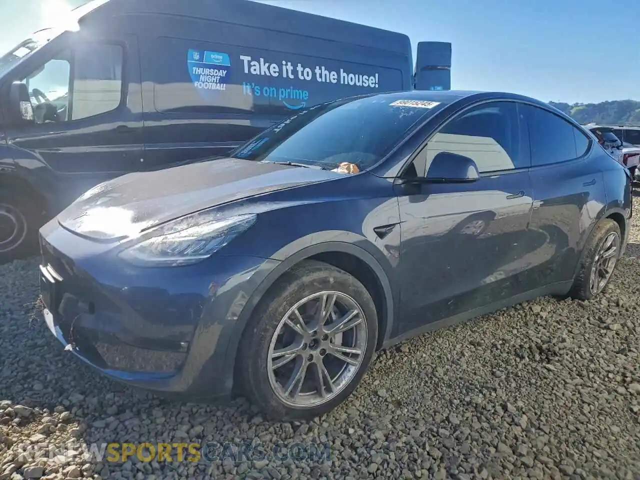 1 fotografías del automóvil dañado 7SAYGDEE1PF603211 TESLA MODEL Y 2023