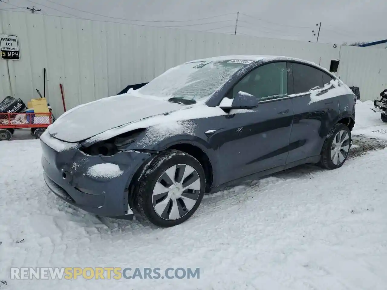 1 Photograph of a damaged car 7SAYGDEE1PF604780 TESLA MODEL Y 2023