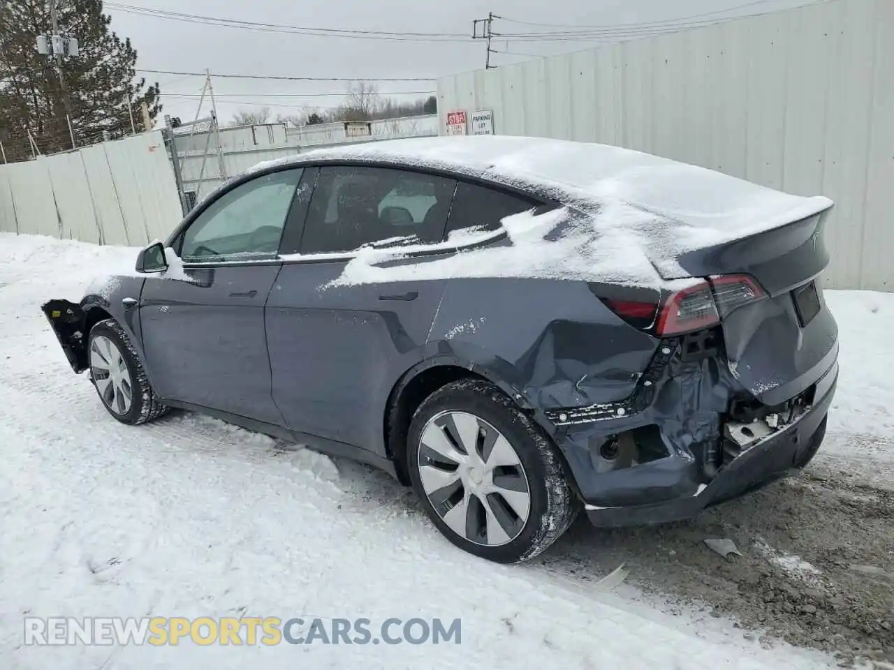 2 Photograph of a damaged car 7SAYGDEE1PF604780 TESLA MODEL Y 2023