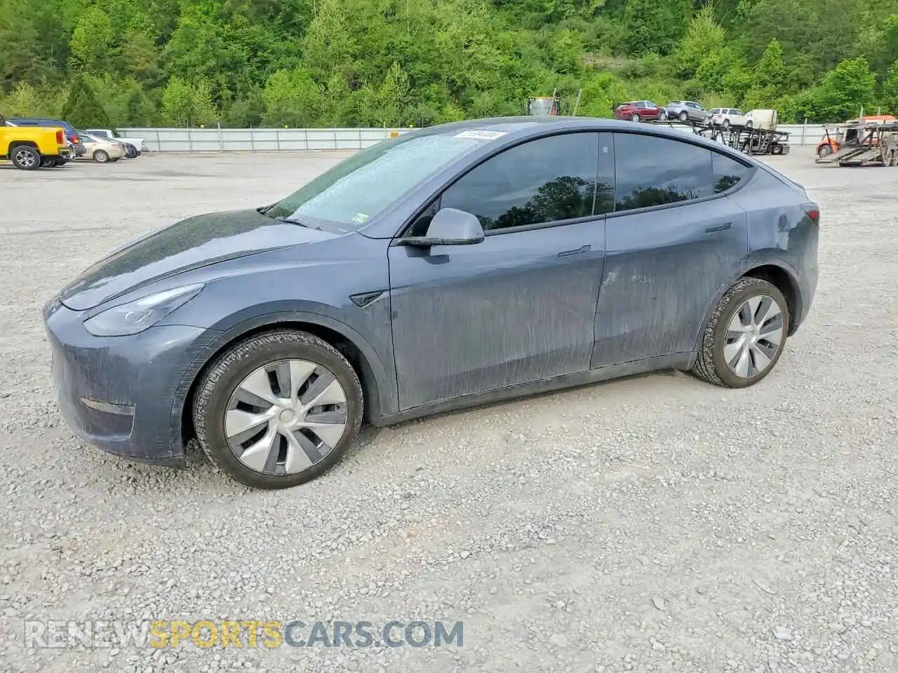 1 Photograph of a damaged car 7SAYGDEE1PF604858 TESLA MODEL Y 2023