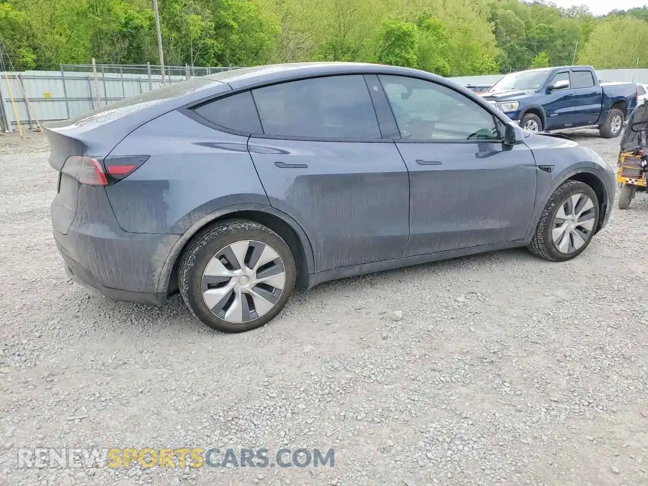 3 Photograph of a damaged car 7SAYGDEE1PF604858 TESLA MODEL Y 2023