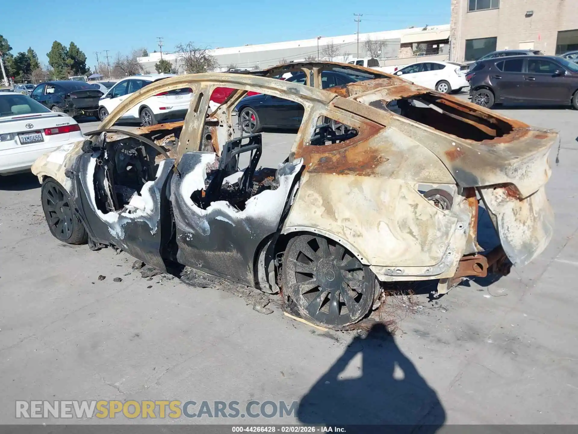 3 Photograph of a damaged car 7SAYGDEE1PF628688 TESLA MODEL Y 2023