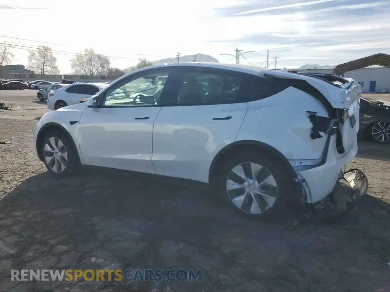 2 Photograph of a damaged car 7SAYGDEE1PF638153 TESLA MODEL Y 2023